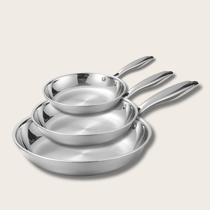 Poêle en Inox 18/10 Saine & Durable